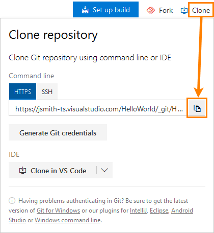 azure-get-repo-url