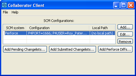 Uploading Perforce files to a Review