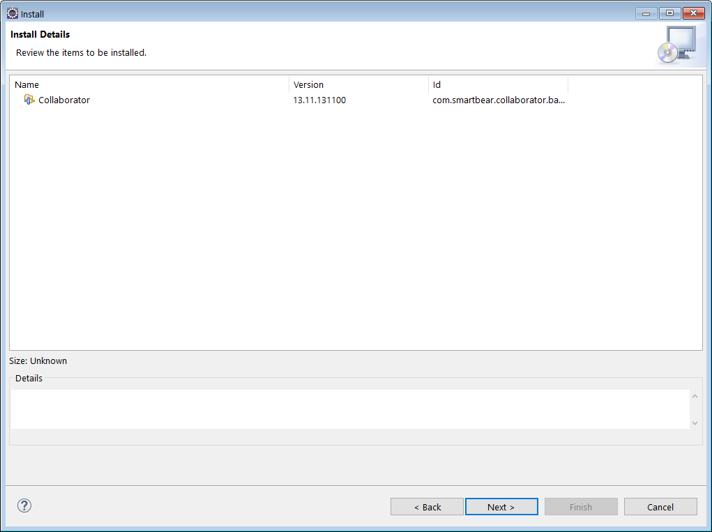 eclipse-install-installdetails