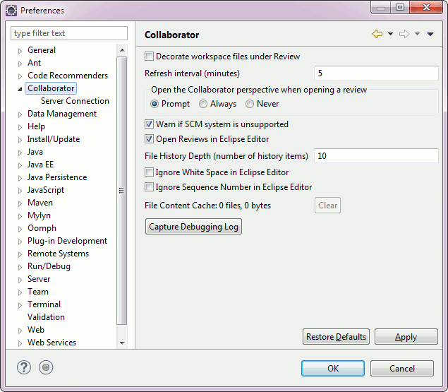 eclipse-prefs