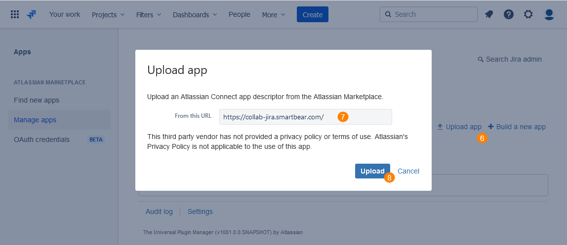 Installing plug-in on JIRA cloud
