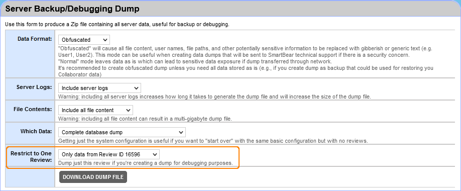 ws-system-dump-review